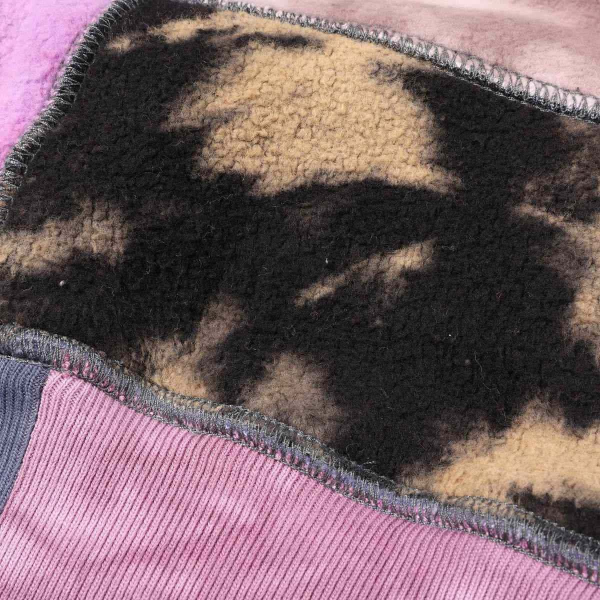 Patchwork Tie Dye Hooded Sweatshirt プルオーバーパーカー コットン ブラック マルチカラー シュプリーム