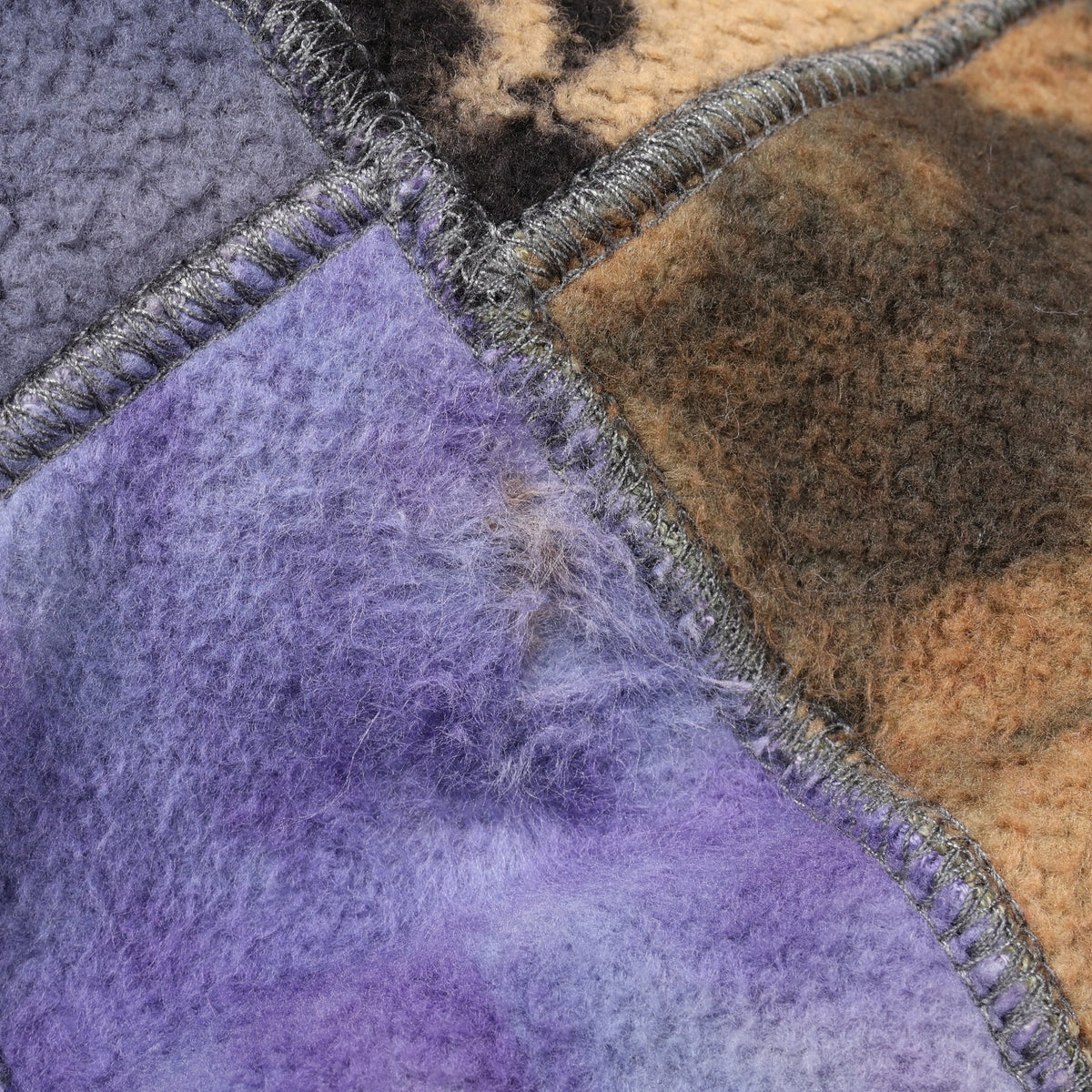 Patchwork Tie Dye Hooded Sweatshirt プルオーバーパーカー コットン ブラック マルチカラー シュプリーム