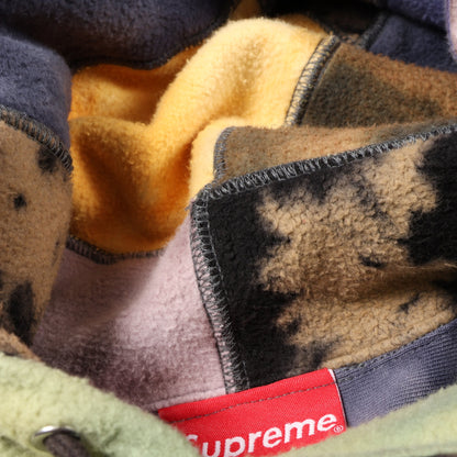 Patchwork Tie Dye Hooded Sweatshirt プルオーバーパーカー コットン ブラック マルチカラー シュプリーム