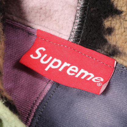 Patchwork Tie Dye Hooded Sweatshirt プルオーバーパーカー コットン ブラック マルチカラー シュプリーム