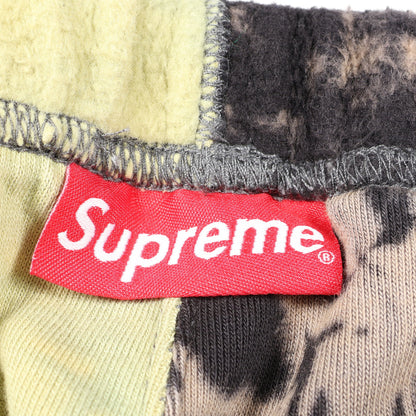 Patchwork Tie Dye パッチワーク スウェットパンツ コットン ブラック マルチカラー シュプリーム