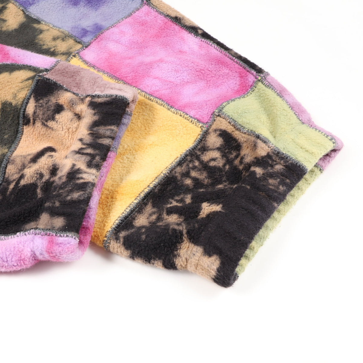 Patchwork Tie Dye パッチワーク スウェットパンツ コットン ブラック マルチカラー シュプリーム