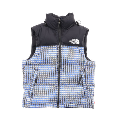 Supreme × THE NORTH FACE Studded Nuptse Vest ダウンベスト ナイロン ブルー ブラック オフホワイト シュプリーム