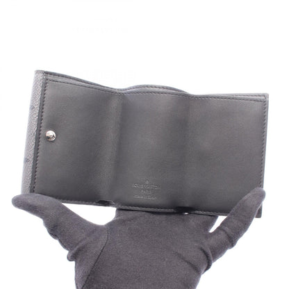 ディスカバリー コンパクト ウォレット モノグラムエクリプス リバース 三つ折り財布 PVC ブラック グレー ルイヴィトン
