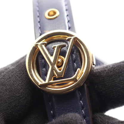LV PONT 9 LVポンヌフ ブルーニュイ ショルダーバッグ レザー ネイビー ルイヴィトン