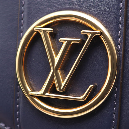 LV PONT 9 LVポンヌフ ブルーニュイ ショルダーバッグ レザー ネイビー ルイヴィトン
