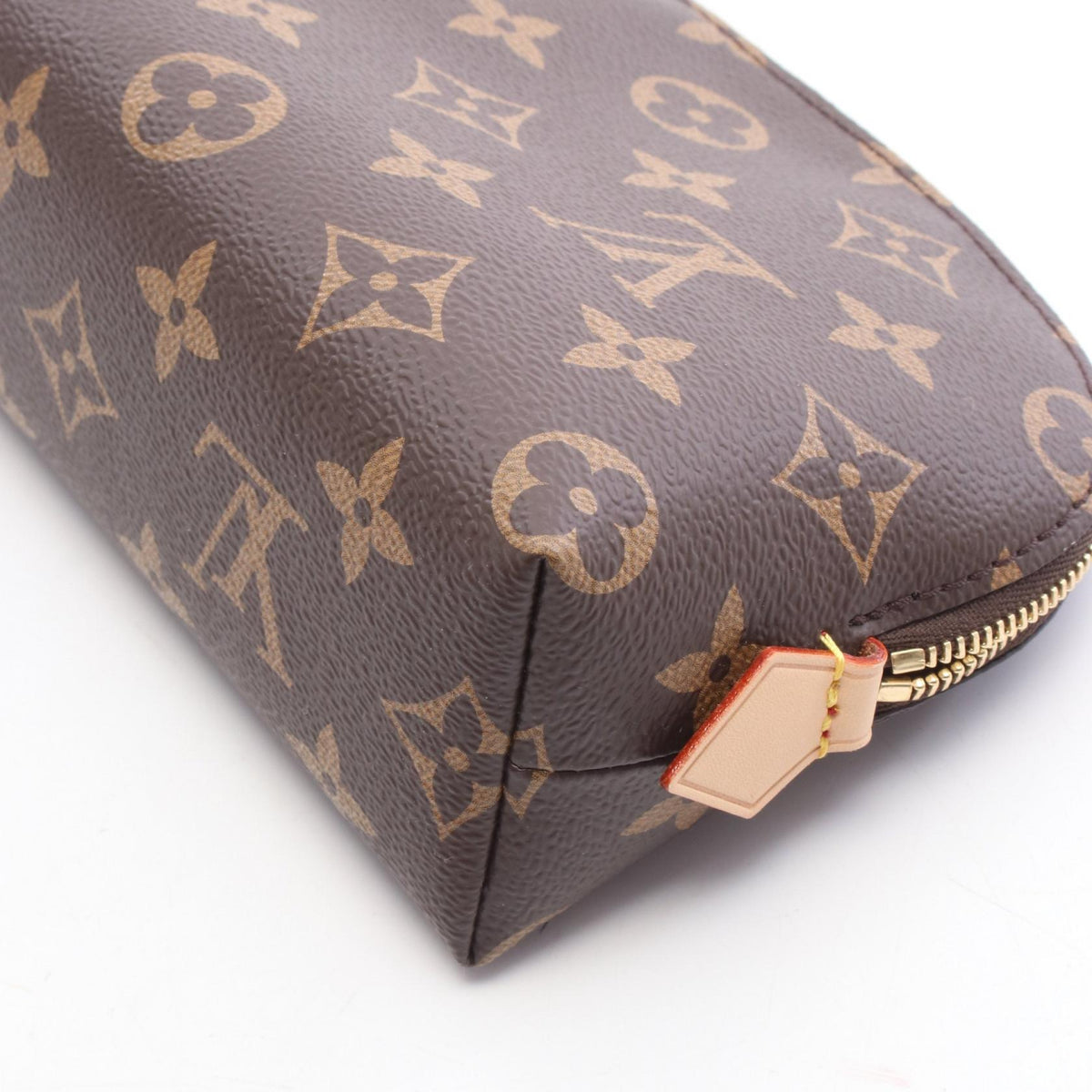 LV × TM ポシェット コスメティックPM モノグラムチェリー ポーチ PVC レザー ブラウン レッド マルチカラー ルイヴィトン