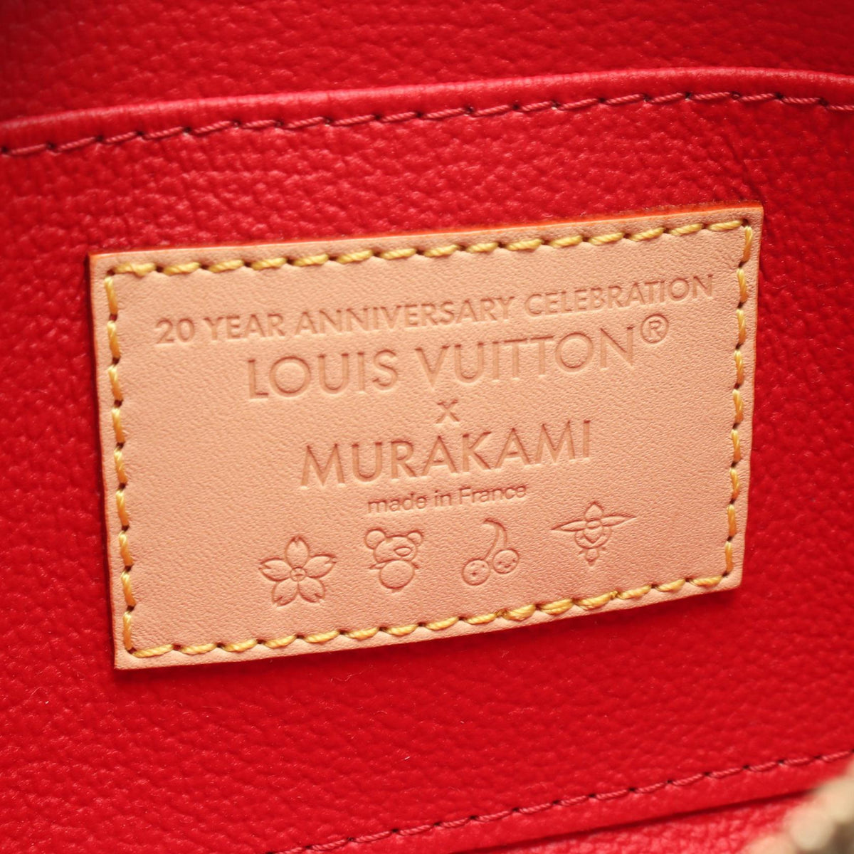 LV × TM ポシェット コスメティックPM モノグラムチェリー ポーチ PVC レザー ブラウン レッド マルチカラー ルイヴィトン