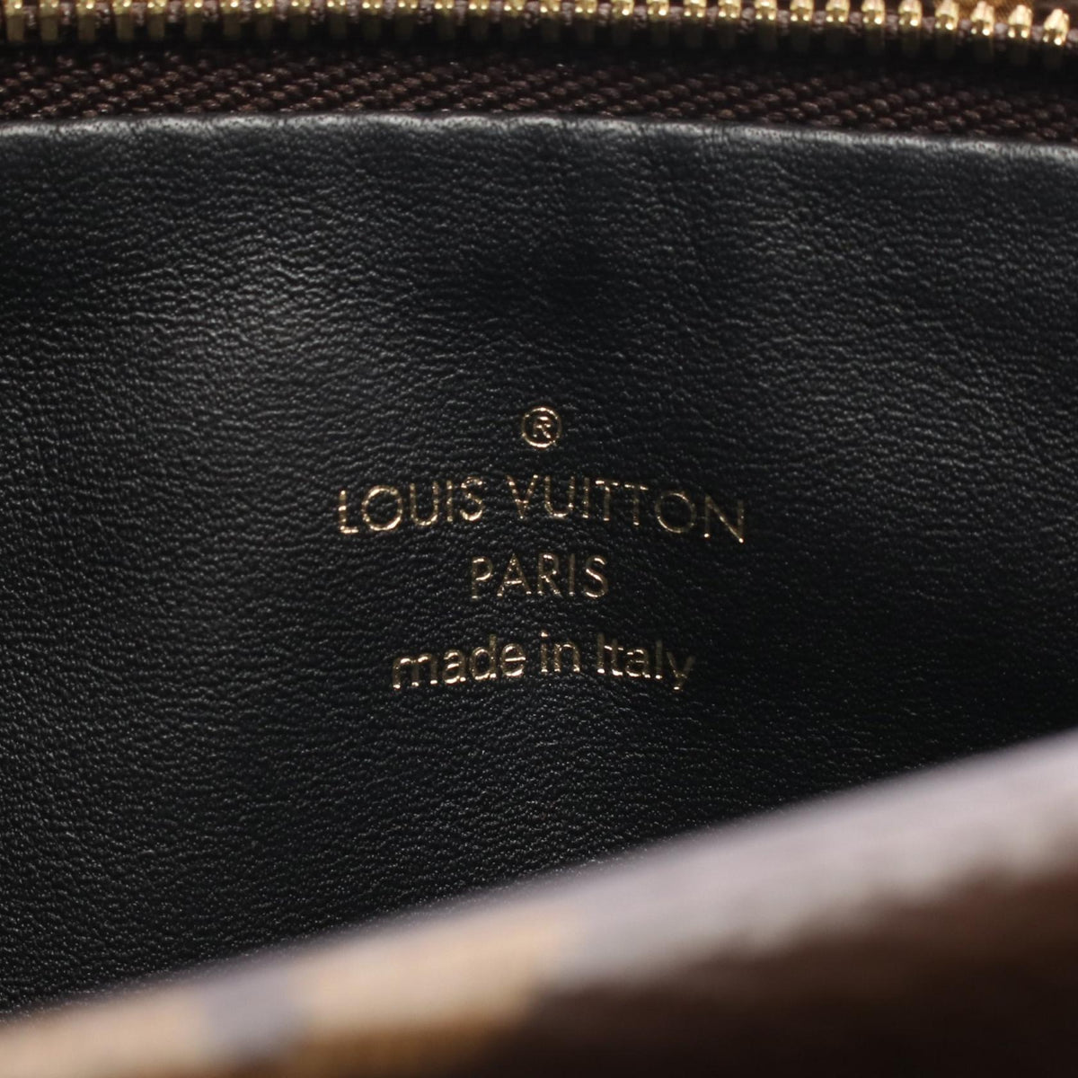 ポシェット LV 3 モノグラムリバース ショルダーバッグ PVC ラムレザー ブラック ライトブラウン ブラウン ルイヴィトン