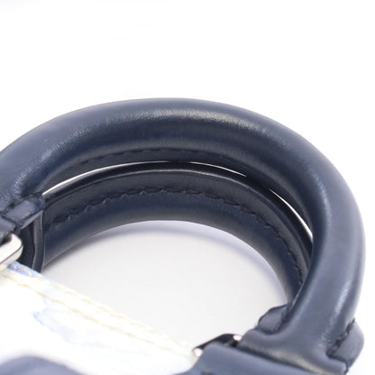 キーポル XS モノグラムウォーターカラー 2WAY ハンドバッグ PVC レザー ホワイト ネイビー マルチカラー ルイヴィトン