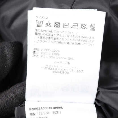 VERRERIE ダウンジャケット ナイロン ブラック モンクレール