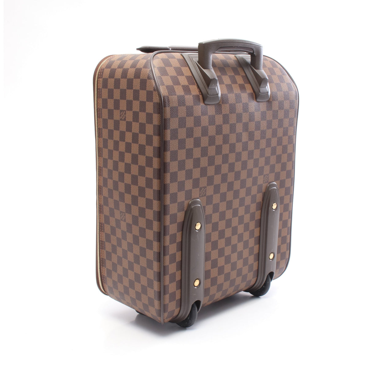 ぺガス45 ダミエエベヌ キャリーケース スーツケース PVC レザー ブラウン ルイヴィトン