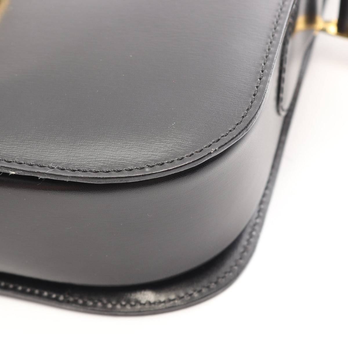 ホースキャリッジ ショルダーバッグ レザー ブラック セリーヌ バッグ CELINE