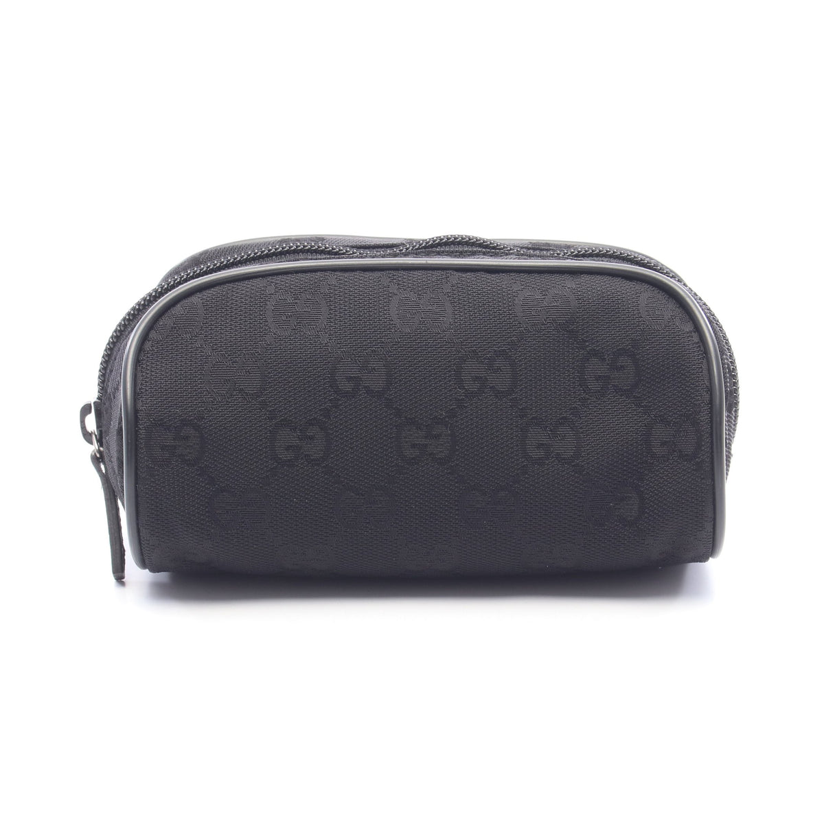 GGナイロン ポーチ キャンバス レザー ブラック グッチ 財布・小物 GUCCI