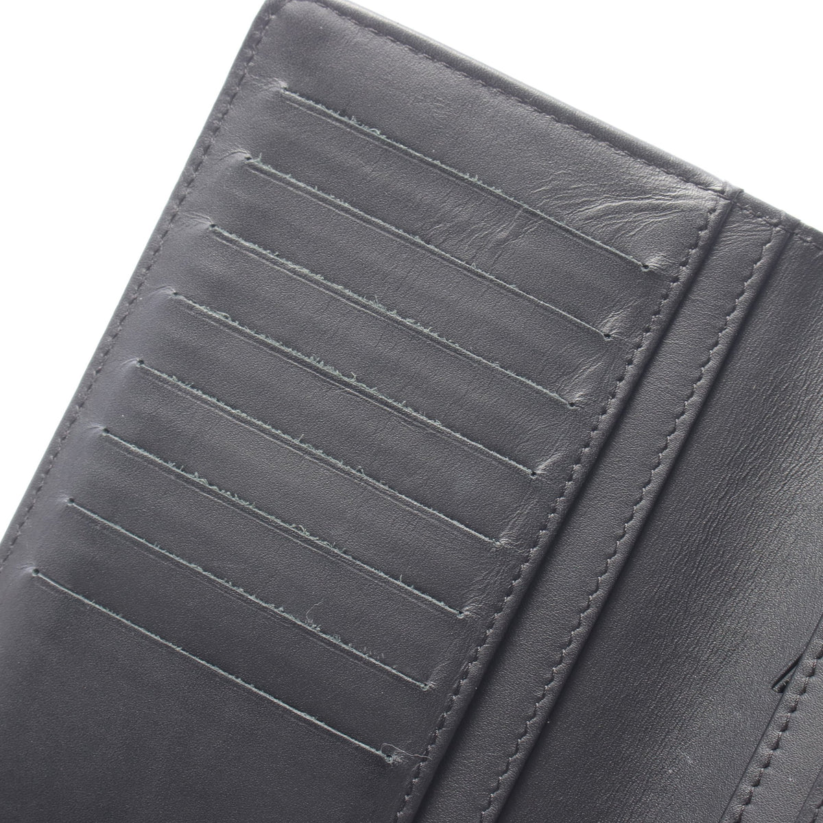 ココマーク 二つ折り長財布 キャビアスキン ブラック シルバー金具 シャネル