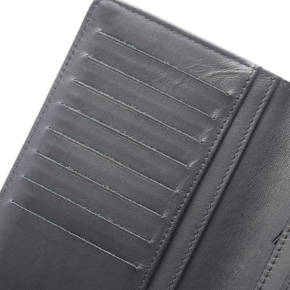 ココマーク 二つ折り長財布 キャビアスキン ブラック シルバー金具 シャネル