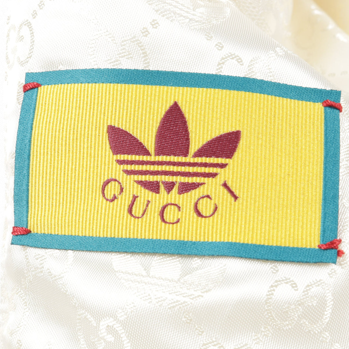 GUCCI × adidas ジャージー ダブルブレスト テーラードジャケット ホワイト レッド グッチ