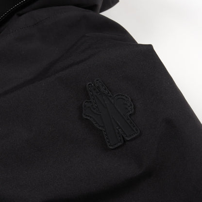 AMPAY GORE-TEX フード付き ダウンジャケット ブラック モンクレールグルノーブル