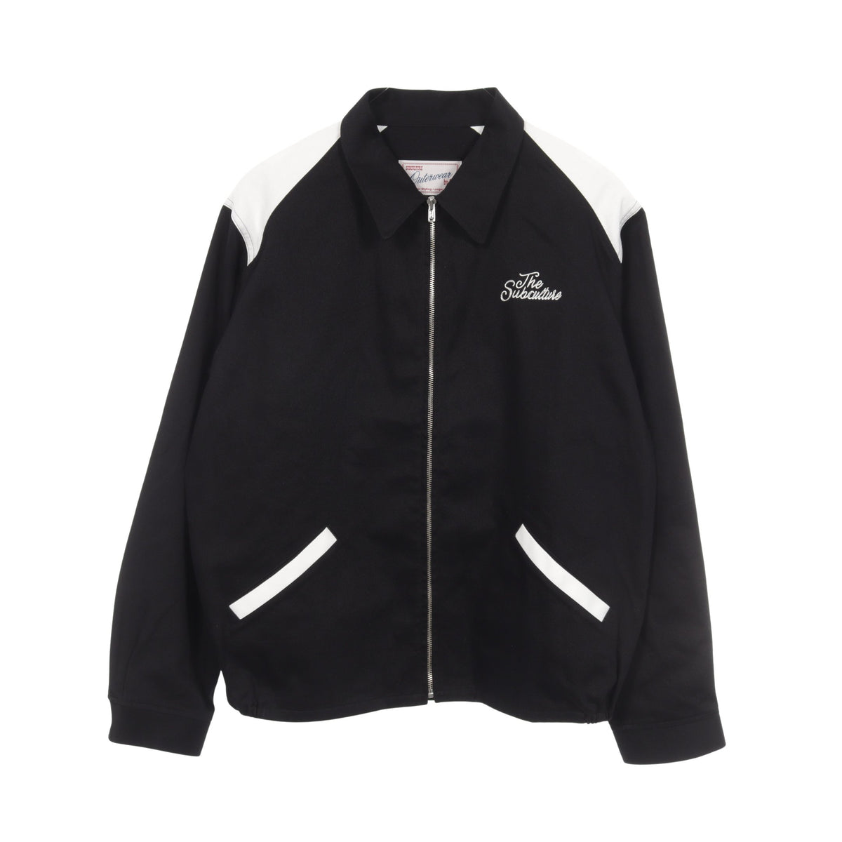 TWO-TONE CLOTH JACKET ジャケット コットン ブラック ホワイト サブカルチャー