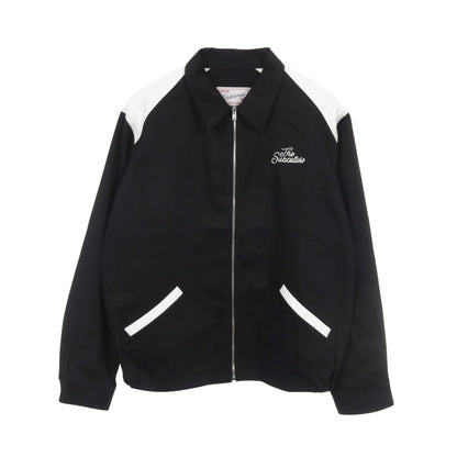 TWO-TONE CLOTH JACKET ジャケット コットン ブラック ホワイト サブカルチャー