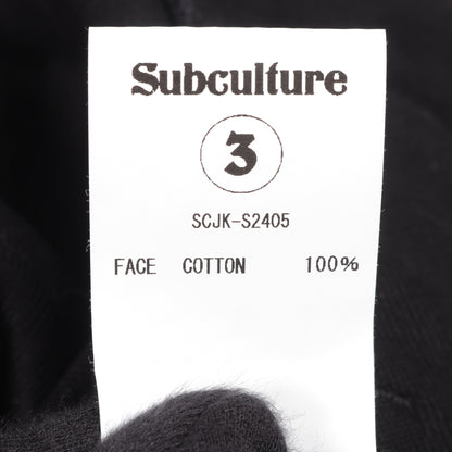 TWO-TONE CLOTH JACKET ジャケット コットン ブラック ホワイト サブカルチャー