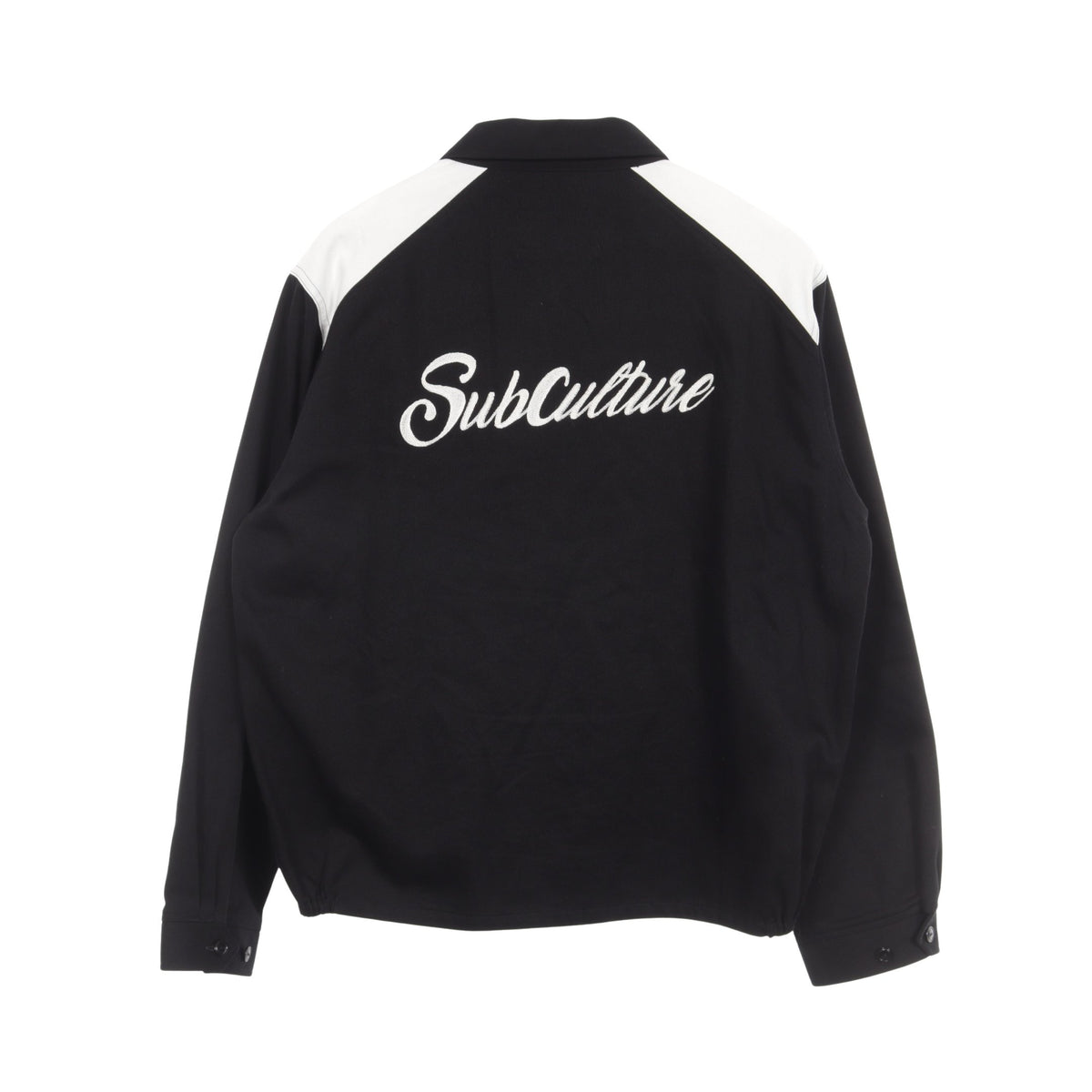 TWO-TONE CLOTH JACKET ジャケット コットン ブラック ホワイト サブカルチャー