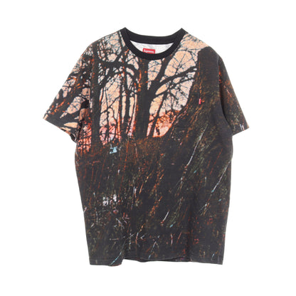 グラフィックプリント 半袖Tシャツ コットン ブラック マルチカラー シュプリーム