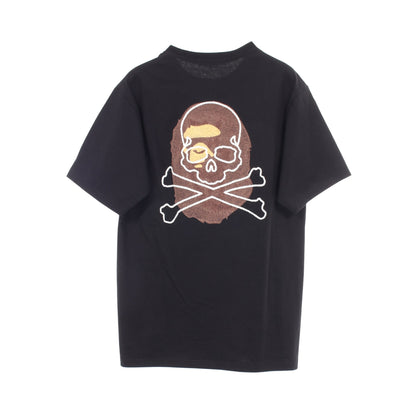 A BATHING APE × mastermind 半袖Tシャツ コットン ブラック アベイシングエイプベイプ