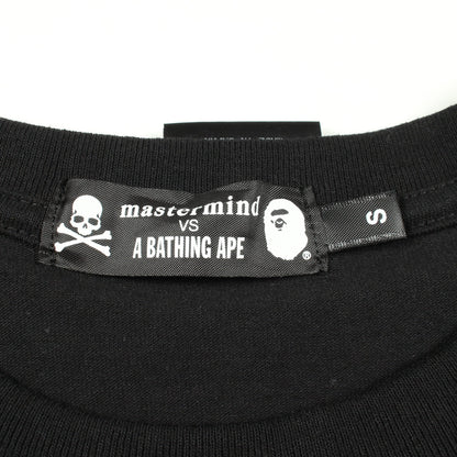 A BATHING APE × mastermind 半袖Tシャツ コットン ブラック アベイシングエイプベイプ