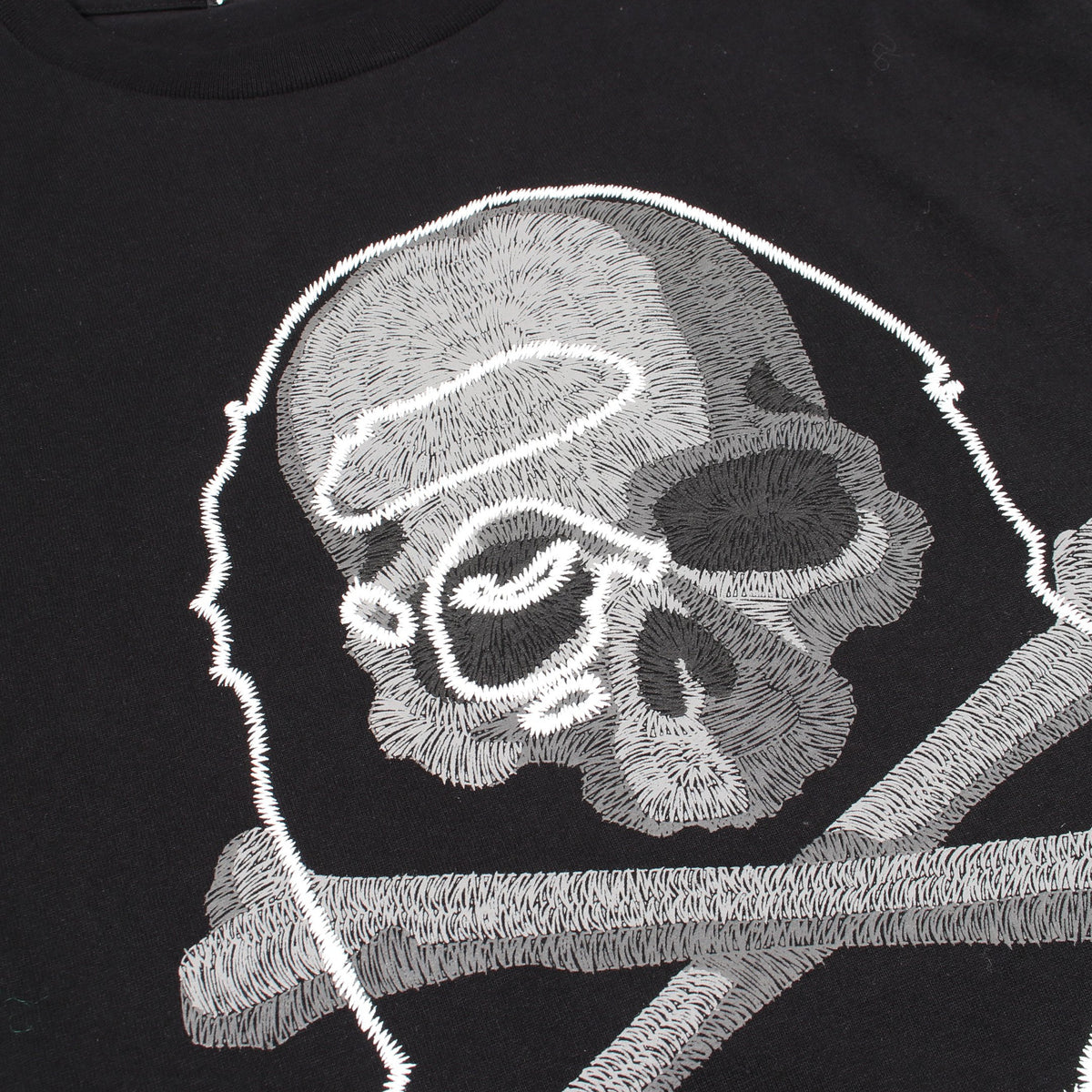 A BATHING APE × mastermind 半袖Tシャツ コットン ブラック アベイシングエイプベイプ