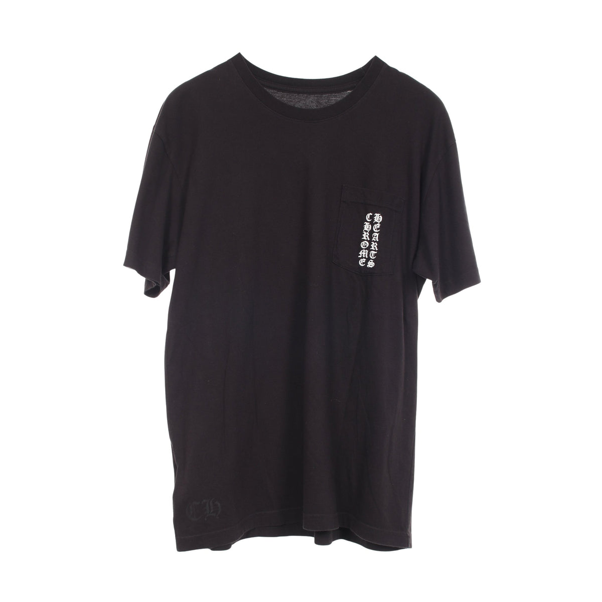 東京限定 バックプリント ポケット付き 半袖Tシャツ コットン ブラック クロムハーツ
