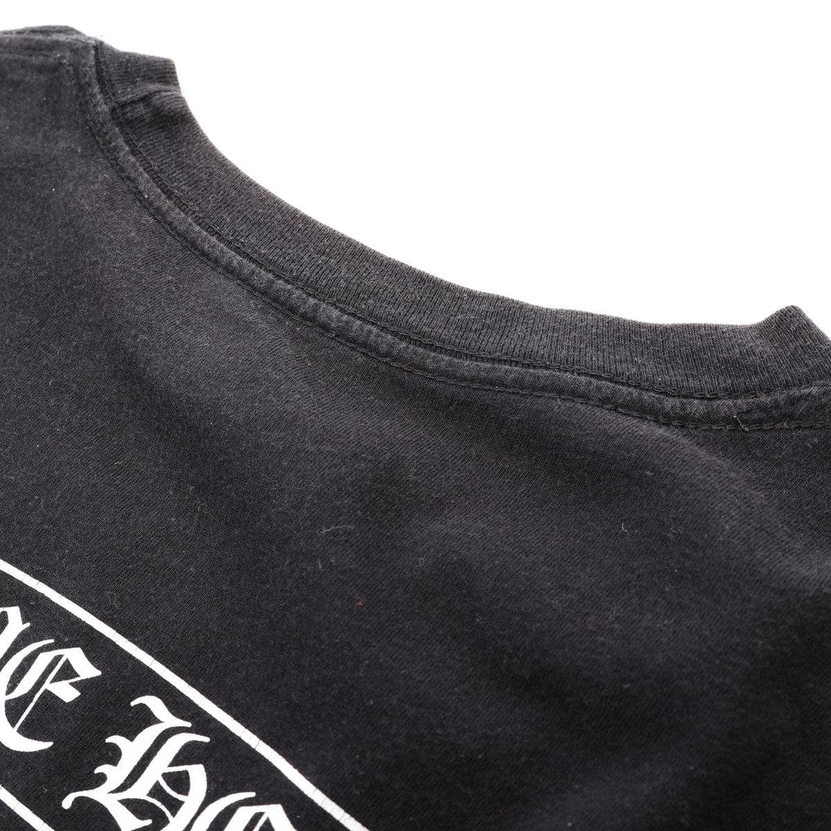 スクロールラベル 半袖Tシャツ コットン ブラック クロムハーツ