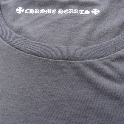 ホースシュー バックロゴ 半袖Tシャツ コットン レーヨン グレー クロムハーツ