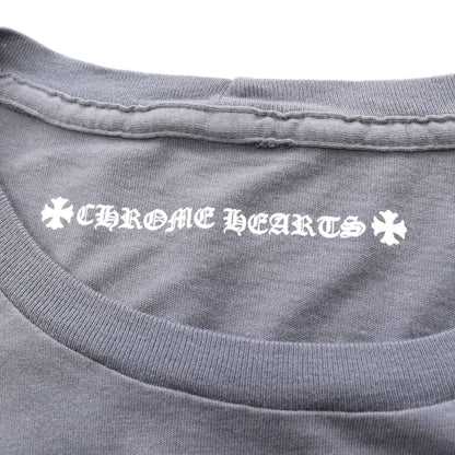 ホースシュー バックロゴ 半袖Tシャツ コットン レーヨン グレー クロムハーツ