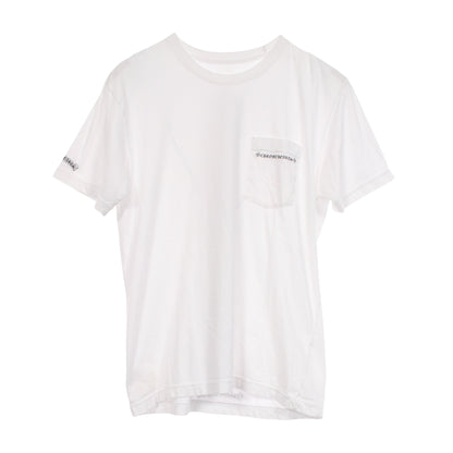 セメタリークロス バックプリント 半袖Tシャツ コットン ホワイト クロムハーツ
