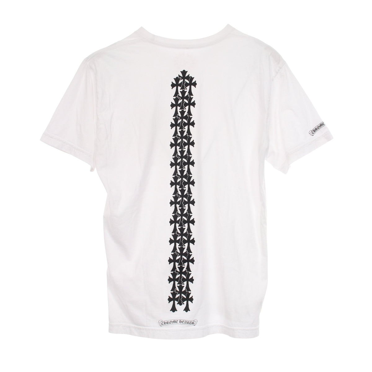 セメタリークロス バックプリント 半袖Tシャツ コットン ホワイト クロムハーツ