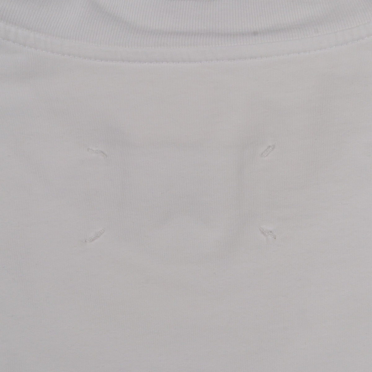 TAPE LOGO 半袖Tシャツ コットン ホワイト メゾンマルジェラ