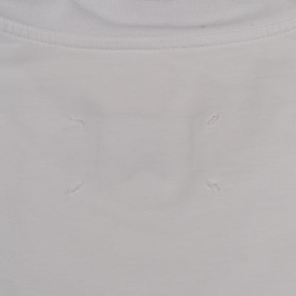 TAPE LOGO 半袖Tシャツ コットン ホワイト メゾンマルジェラ