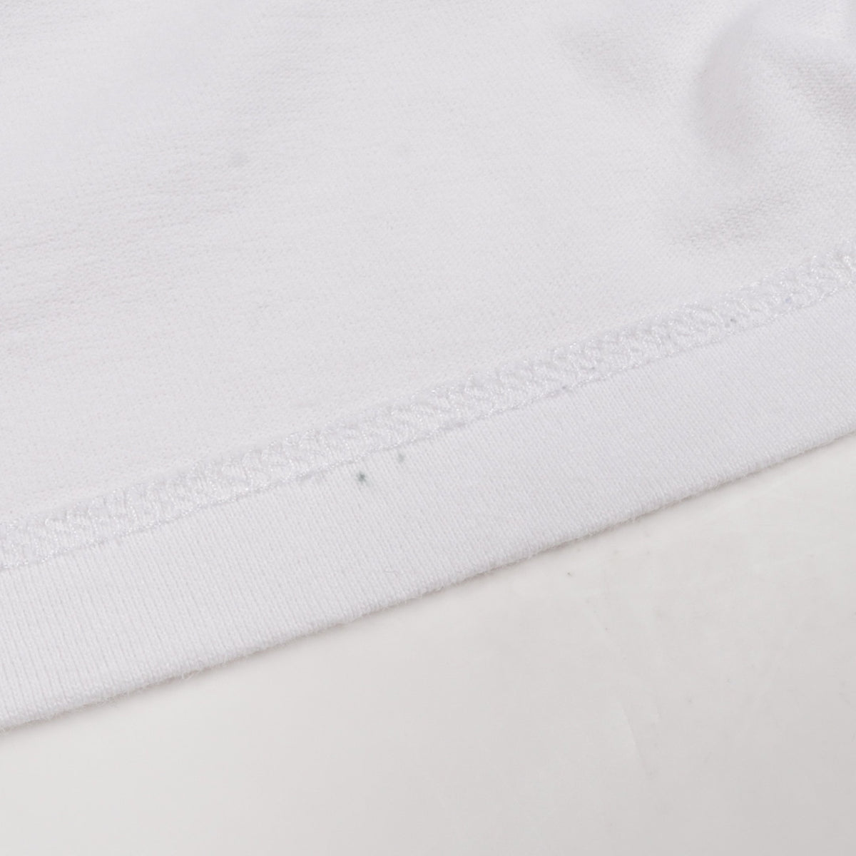 ロゴ刺繍 クロップド 長袖Tシャツ コットン ホワイト プラダ