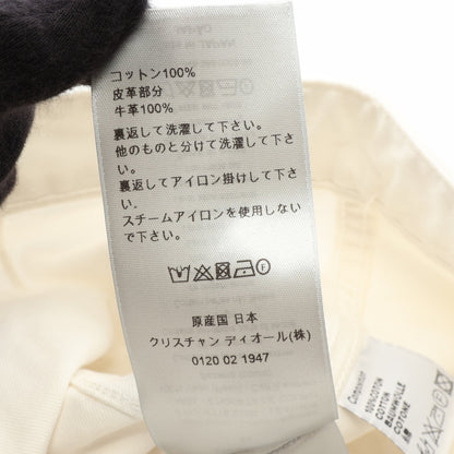 カーペンターパンツ ペイント加工 パンツ コットン ホワイト マルチカラー ディオール ボトムス DIOR