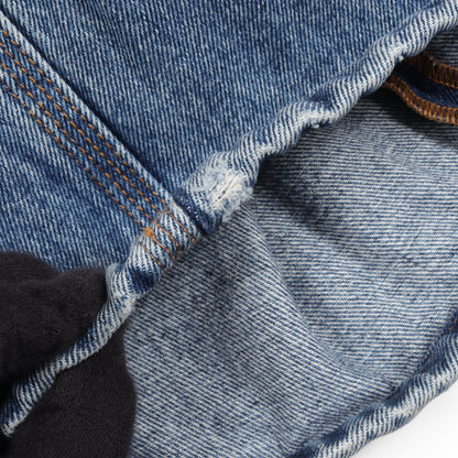 アナグラム バギー デニムパンツ コットン インディゴブルー ロエベ