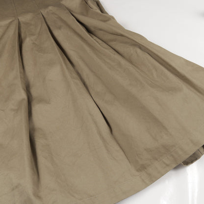 プリーツ サロペット ワンピース コットン カーキベージュ コムデギャルソンコムデギャルソン ワンピース Comme des Garcons Comme des Garcons
