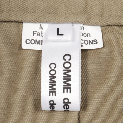 プリーツ サロペット ワンピース コットン カーキベージュ コムデギャルソンコムデギャルソン ワンピース Comme des Garcons Comme des Garcons