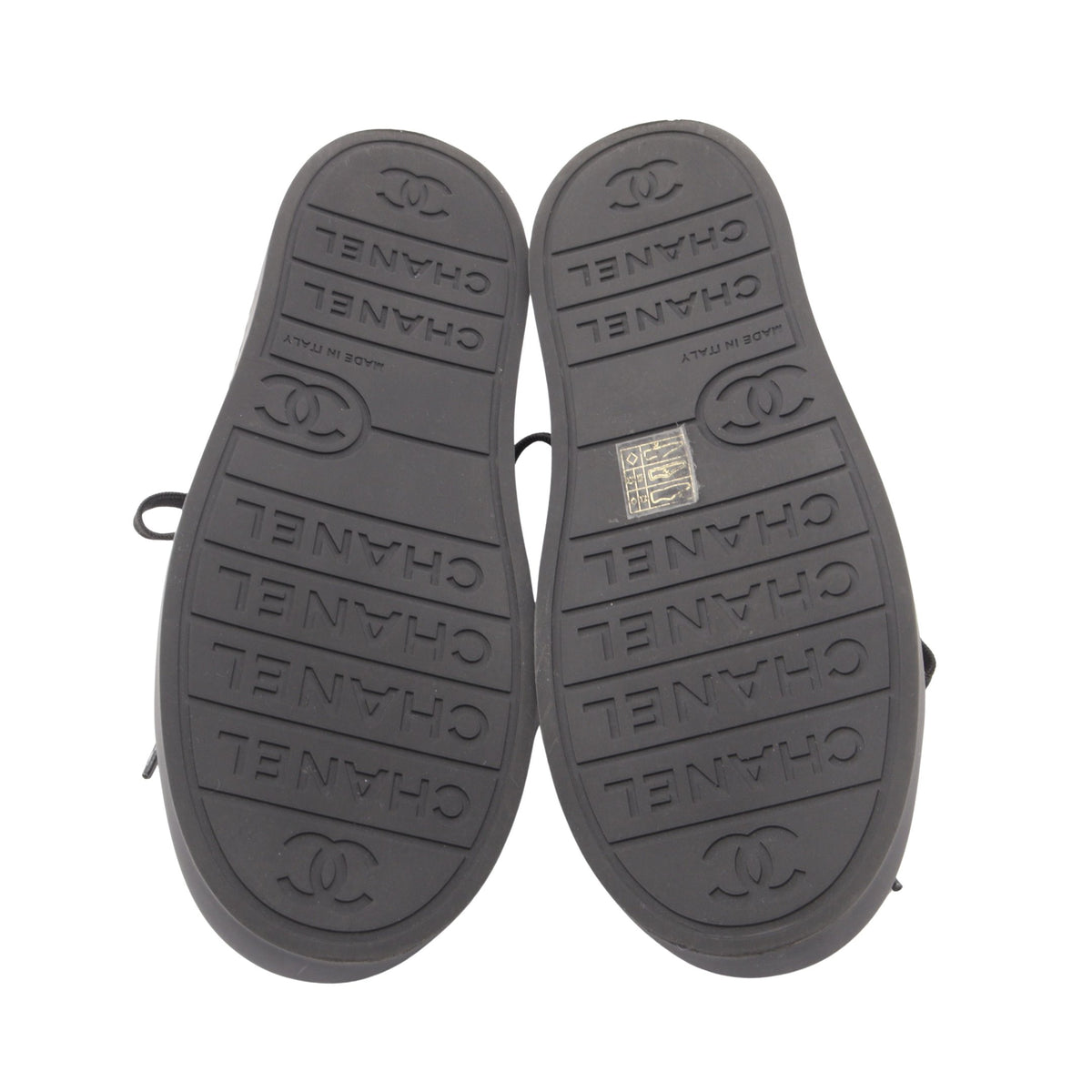 ココマーク マトラッセ スニーカー レザー ブラック シャネル