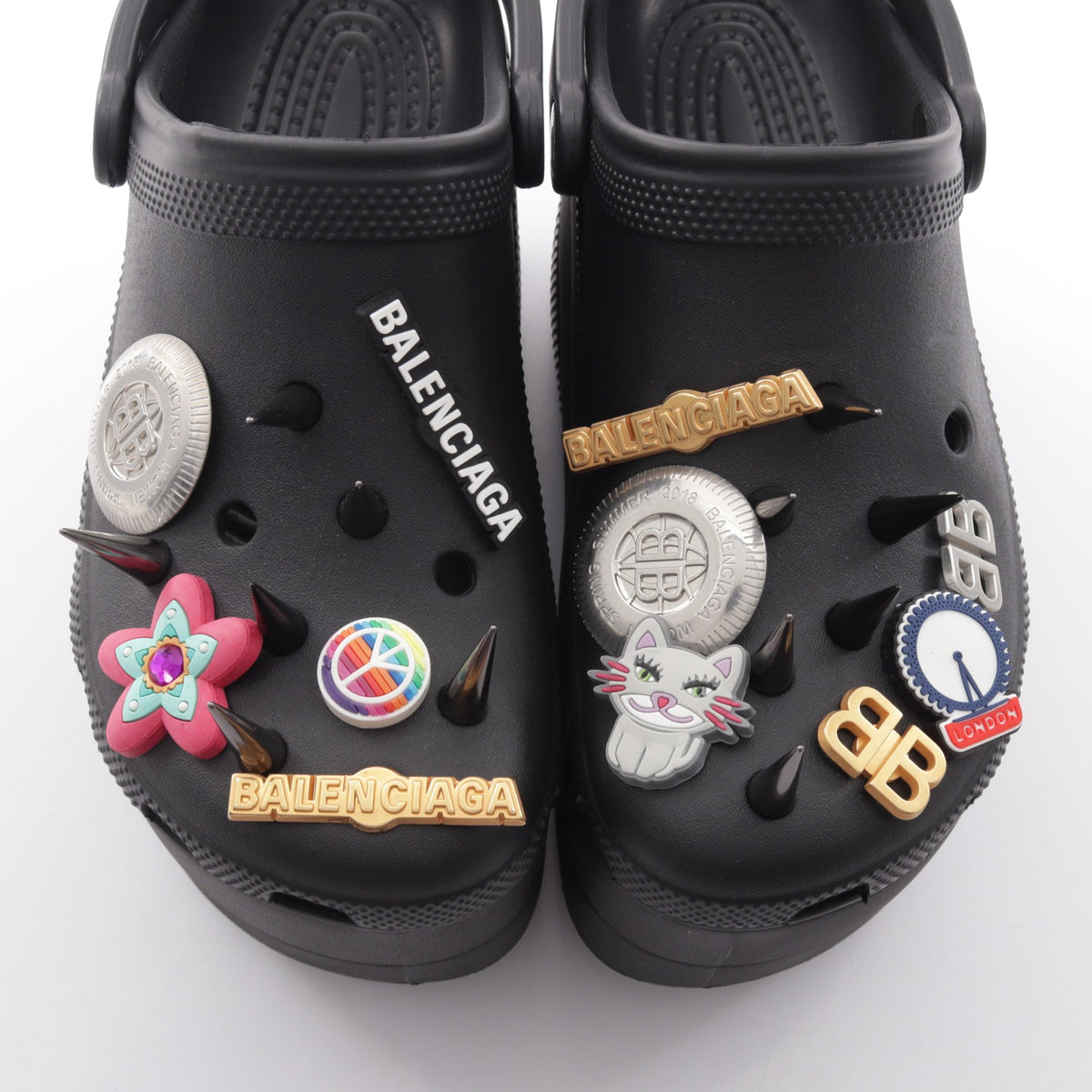 BALENCIAGA × crocs The Foam サンダル ラバー ブラック バレンシアガ