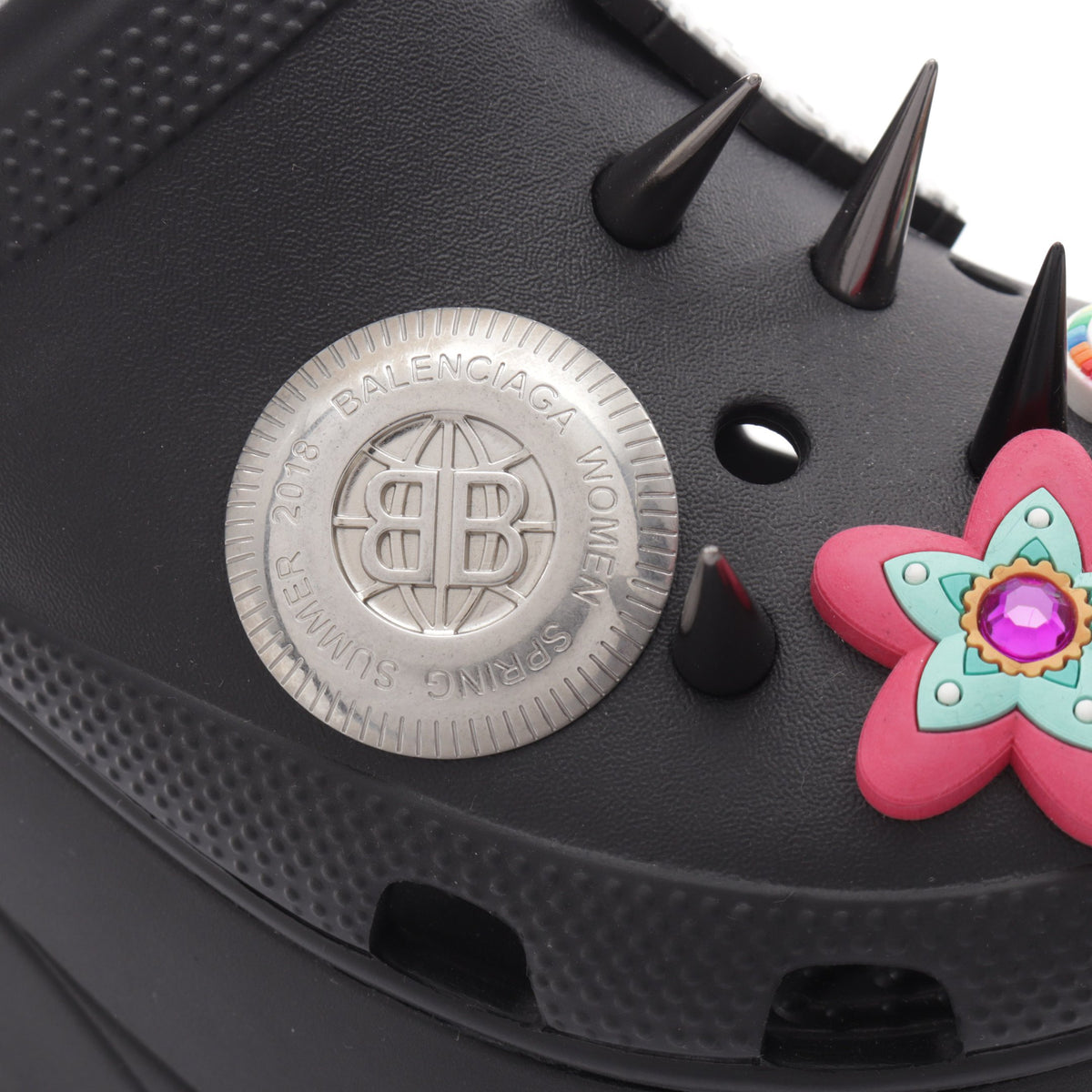 BALENCIAGA × crocs The Foam サンダル ラバー ブラック バレンシアガ