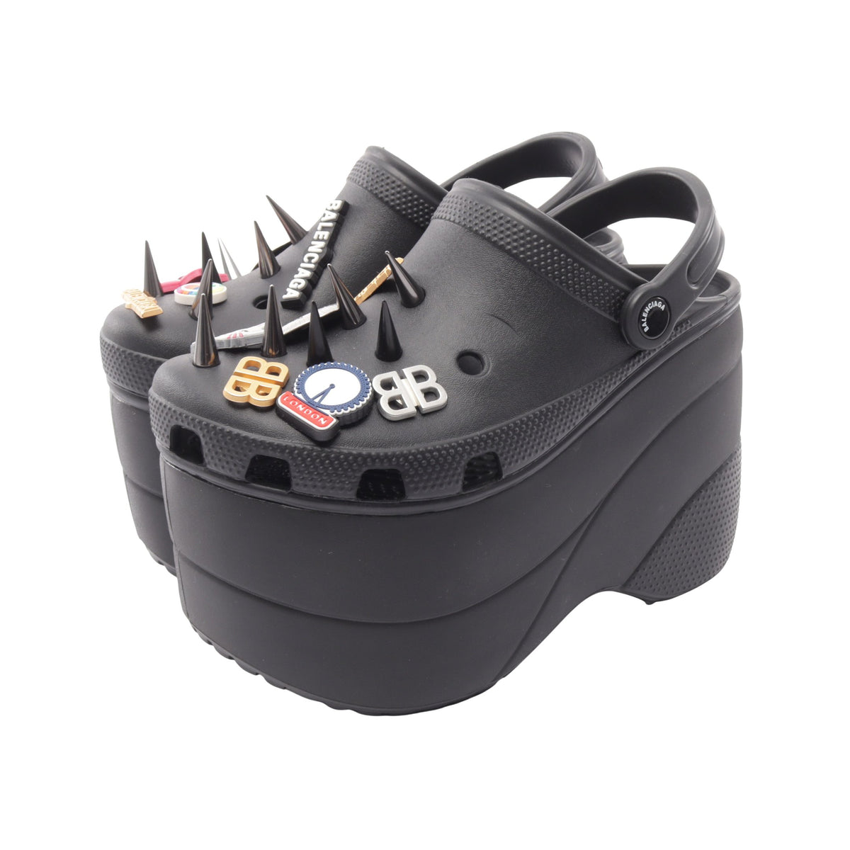 BALENCIAGA × crocs The Foam サンダル ラバー ブラック バレンシアガ