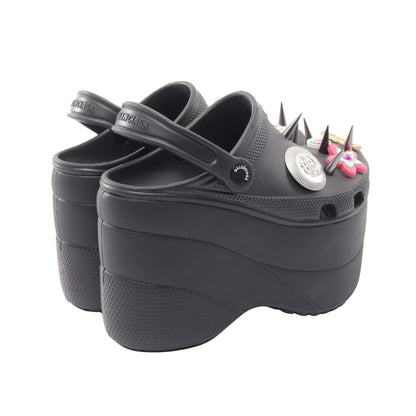 BALENCIAGA × crocs The Foam サンダル ラバー ブラック バレンシアガ