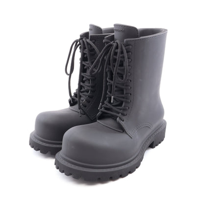 STEROID BOOTS ステロイドブーツ ブーツ ラバー ブラック バレンシアガ