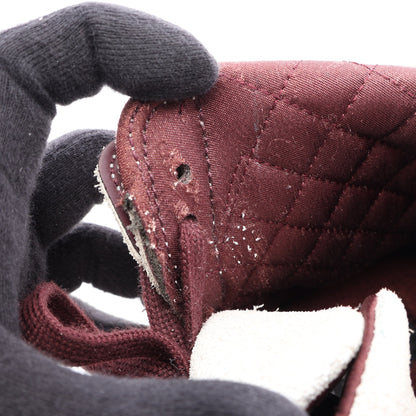 NIKE × A Ma Maniére AIR JORDAN 1 RETRO HIGH OG SP ヴィンテージ加工 ハイカットスニーカー スエード オフホワイト バーガンディ ナイキ